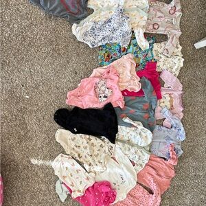 0-3 month bundle, sleepers and onsies